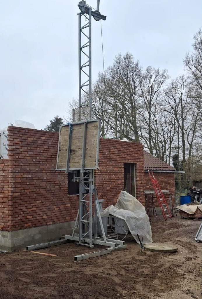 Bouwlift 3 fasig, Doe-het-zelf en Bouw, Bouwliften, Gebruikt, Bouwlift, Ophalen