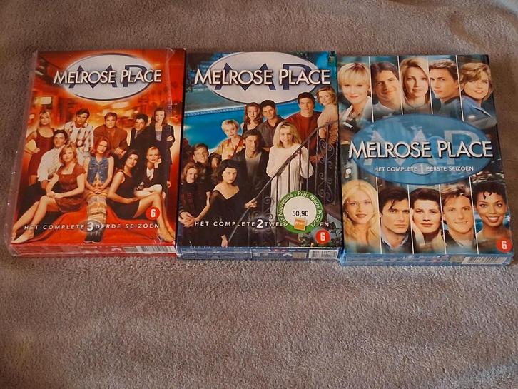 Melrose place, seizoen 1, 2 en 3 op dvd, Cd's en Dvd's, Dvd's | Tv en Series, Zo goed als nieuw, Overige genres, Boxset, Vanaf 12 jaar
