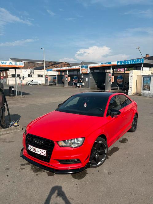 Audi a3 1.8 tfsi s line full option 2016, Auto's, Audi, Particulier, A3, Benzine, Automaat, Zwart, Zwart, Leder, Ophalen