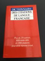 Dictionnaire des citations française, Ophalen of Verzenden, Zo goed als nieuw