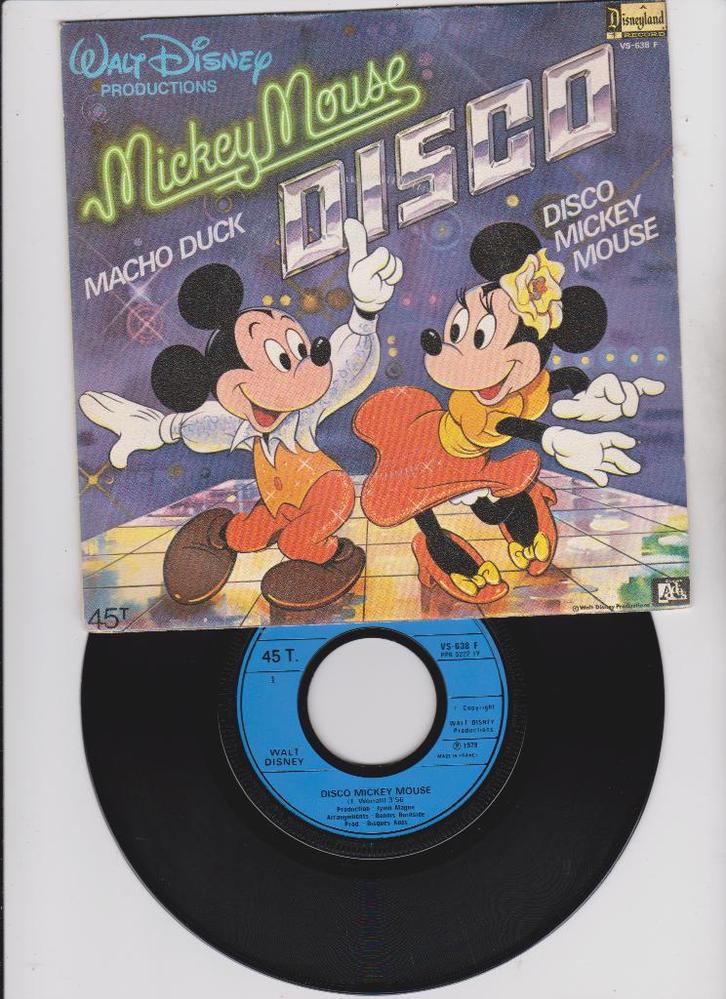 Mickey Mouse Disco   1979   Disco, CD & DVD, Vinyles Singles, Utilisé, Single, R&B et Soul, 7 pouces, Enlèvement ou Envoi