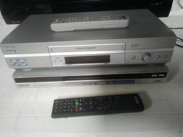 Kopieer duo Sony RDR-HX725, DVD/HDD + Sony SLV-SE640E, VHS beschikbaar voor biedingen