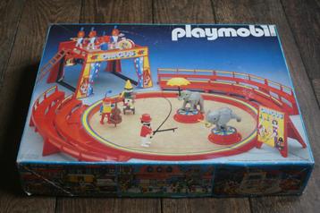 Playmobil 3553 Cirque dans une boîte (années 1980), Enlèvement ou Envoi, Comme neuf, Ensemble complet