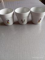3 bloempotten potjes Micky mouse  samen  3 € verzamelobject, Ophalen
