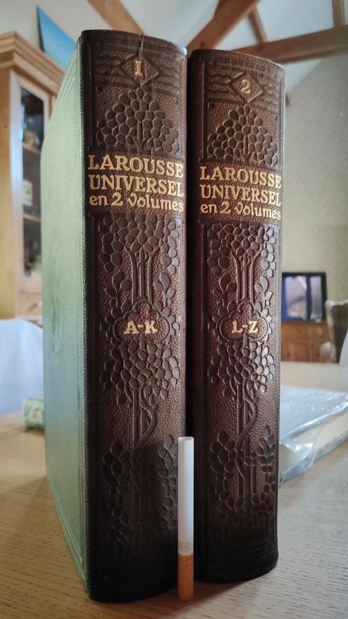 LAROUSSE UNIVERSEL en 2 volumes. 1922/23. Bijna nieuwstaat., Boeken, Encyclopedieën, Zo goed als nieuw, Ophalen of Verzenden
