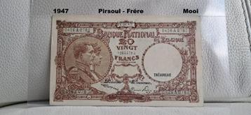 20 frank Nationale Reeks 1947 beschikbaar voor biedingen