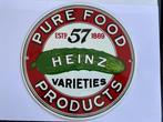 Heinz '57 Varieties' reproductie emaille reclamebord |, Ophalen of Verzenden, Zo goed als nieuw, Reclamebord