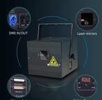 3 w laser 20 kpps app dmx ilda sound auto nieuw, Ophalen of Verzenden, Nieuw, Laser, Kleur