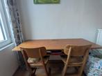 mooie vintage houten schoolbureau, Huis en Inrichting, Ophalen, Gebruikt, Bureau