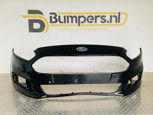 BUMPER Ford S Max SMax 6xpdc 2015-2019 em2v-17h772 VOORBUMPE, Auto-onderdelen, Carrosserie, Bumper, Voor, Gebruikt, 6 maanden garantie