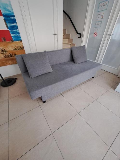zetelbank ikea  alvdalen, Huis en Inrichting, Slaapkamer | Slaapbanken, 190 cm of minder, Grijs, Ophalen