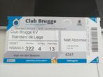 Ticket Club Brugge vs Standard 21/04/14, Utilisé, Enlèvement ou Envoi