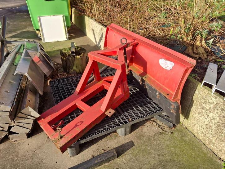 Sneeuwschuif 150cm voor vorklift, Doe-het-zelf en Bouw, Schaafmachines, Gebruikt, Ophalen