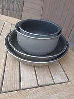 Pannenset Tefal, Huis en Inrichting, Keuken | Potten en Pannen, Ophalen, Gebruikt, Keramische plaat, Aluminium