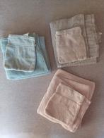 Set handdoeken met washandjes 3 kleuren, Huis en Inrichting, Gebruikt, Handdoek, Ophalen, Overige kleuren