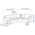 Ikea hoeksalon Ektorp, Huis en Inrichting, Zetels | Zetels, Gebruikt, Ophalen