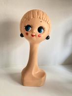 Vintage Twiggy hoedkop, Antiek en Kunst, Ophalen of Verzenden