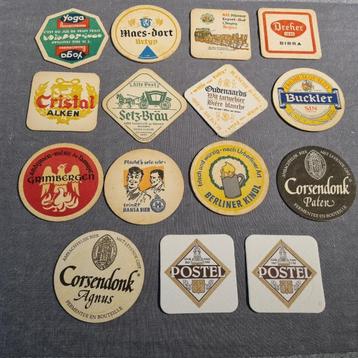 15 Oude Bierviltjes beschikbaar voor biedingen