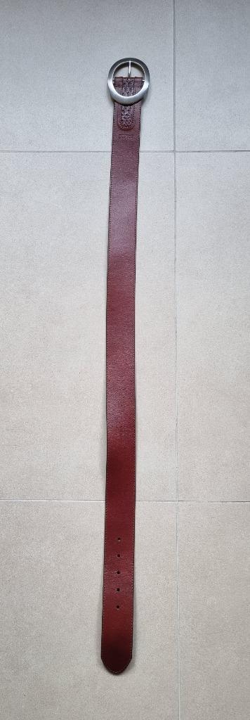 lederen riem Esprit 85cm, Kleding | Dames, Riemen en Ceinturen, Zo goed als nieuw, Heupriem, 80 tot 90 cm, 3 tot 5 cm, Bruin, Echt leder