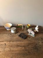 Brocante voorwerpen oa vaasje, flesjes, beeldje, kopjes…, Ophalen of Verzenden