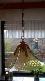 Vintage luster, Huis en Inrichting, Lampen | Kroonluchters, Vintage, Glas, Zo goed als nieuw, Ophalen