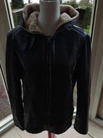 Supermooie lederen jas DEKKERS - 42, Kleding | Dames, Ophalen of Verzenden, Zo goed als nieuw, Maat 42/44 (L), Zwart
