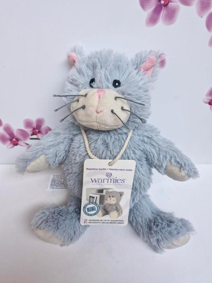 🩶 Peluche Warmies Cat, Enfants & Bébés, Jouets | Peluches, Neuf, Chat, Enlèvement ou Envoi