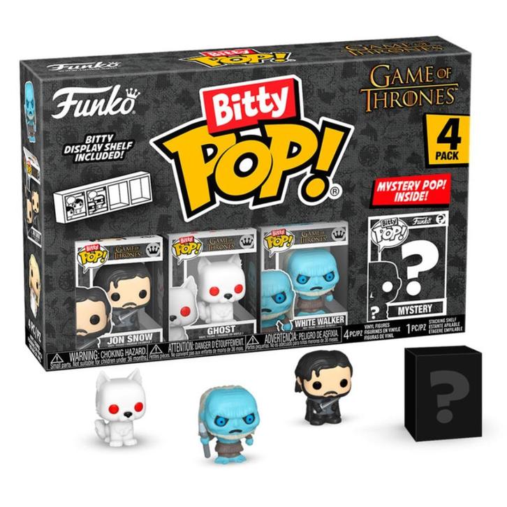 Bitty POP Game Of Thrones 4-Pack - Jon, Ghost, White Walker, Verzamelen, Poppetjes en Figuurtjes, Nieuw, Ophalen of Verzenden