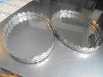 2 elegante ovale spiegelende sierschotels, Overige materialen, Bord of Schaal, Gebruikt, Ophalen