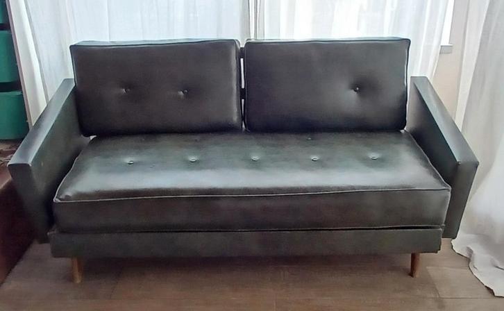 Vintage dagbedbank, Huis en Inrichting, Zetels | Zetels, Gebruikt, Stof, Ophalen