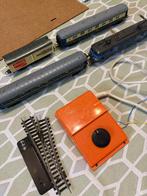 Modeltrein, locomotief en 3 wagons, Hobby en Vrije tijd, Modeltreinen | H0, Ophalen, Gelijkstroom, Jouef, Analoog