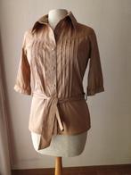 Beige hemd van H&M, Kleding | Dames, H&M, Beige, Ophalen of Verzenden, Zo goed als nieuw