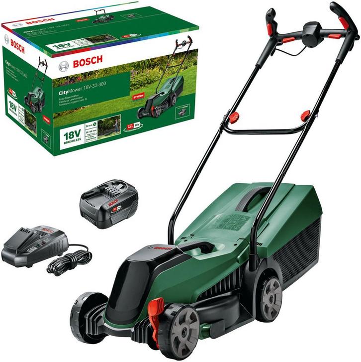 Tondeuse Bosch Citymower, Jardin & Terrasse, Tondeuses à gazon, Comme neuf, Tondeuses à gazon sur batterie, Moins de 30 cm, Tondeuse rotative
