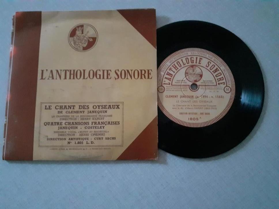 Vinyle 45t. L'anthologie sonore., Enlèvement ou Envoi, Comme neuf
