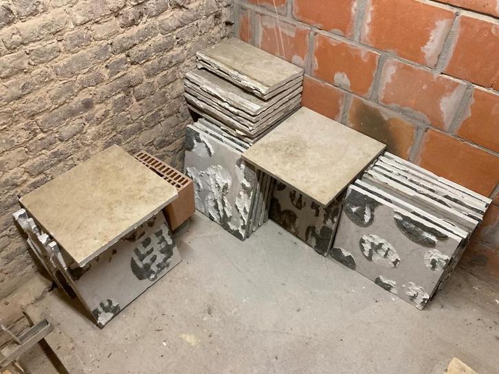 Jura grey MARMER tegels 40x40cm, Doe-het-zelf en Bouw, Tegels, Gebruikt, Vloertegels, Marmer, 20 tot 40 cm, 20 tot 40 cm, 5 tot 10 m²