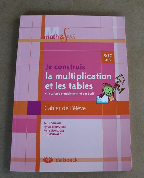 Manuel - Math & Sens - Je construis la multiplication et les, Boeken, Studieboeken en Cursussen, Ophalen