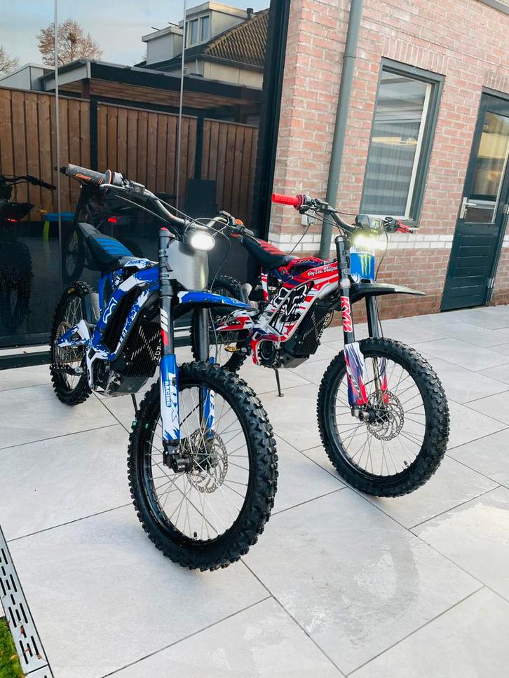 2x Surron Light Bee X Custom Met Kenteken 2024 topstaat, Fietsen en Brommers, Fietsen | Mountainbikes en ATB, Zo goed als nieuw