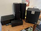 volledige home cinema set wharfedale en pioneer subwoofer, Audio, Tv en Foto, Luidsprekerboxen, Ophalen of Verzenden, Zo goed als nieuw