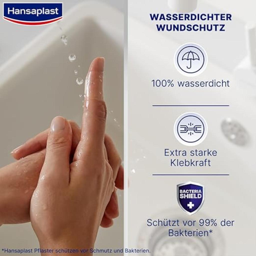 pansement imperméable | 20 bandes | Nouveau, Neuf, Hansaplast, -, -