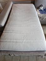 Zo goed als nieuwe eenpersoonsmatras met matrasbeschermer, Ophalen, 90 cm, Eenpersoons, 190 cm of minder