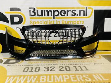 BUMPER Mercedes C Klasse W205 AMG GT Grill 6xpdc 2014-2017 V beschikbaar voor biedingen