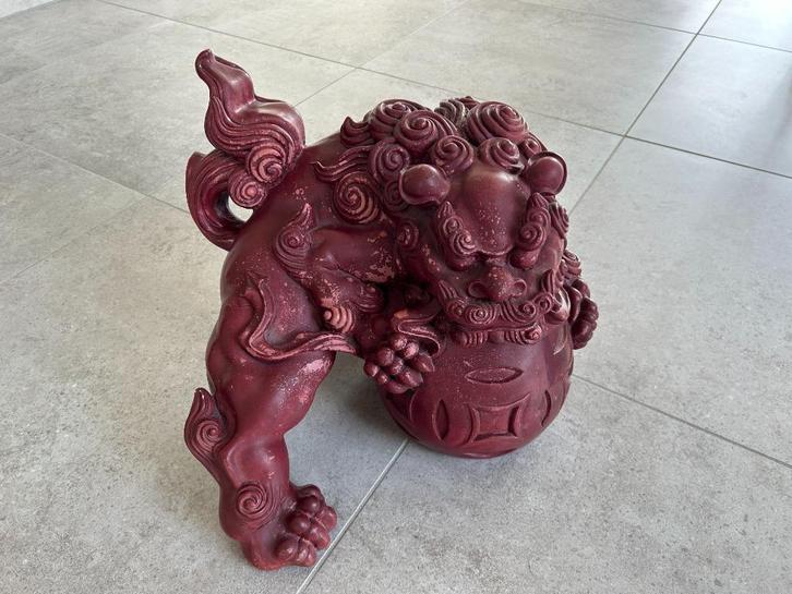 Shishi Lion Foo Dog - Japan - 1940s - Antique !, Antiek en Kunst, Curiosa en Brocante, Ophalen