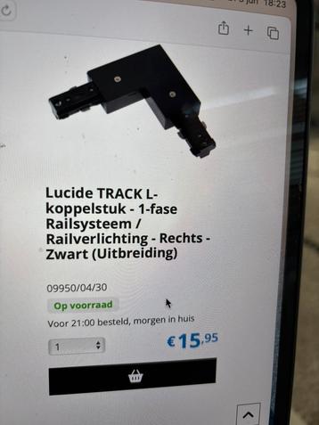 Lucide track L koppelstuk beschikbaar voor biedingen