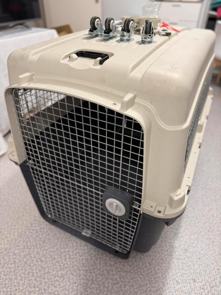 Transportbox Flamingo Nomad XXXL (82x122x97), Dieren en Toebehoren, Transportboxen, Zo goed als nieuw, Ophalen