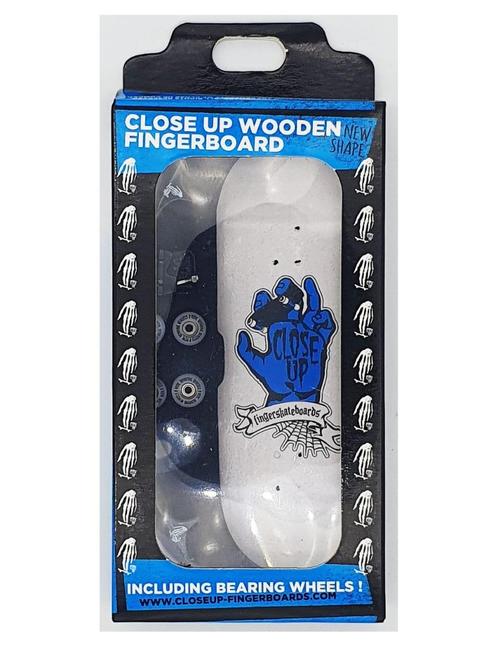 Close Up Wooden Fingerboard Riding Hand Black Trucks, Collections, Jouets miniatures, Comme neuf, Envoi