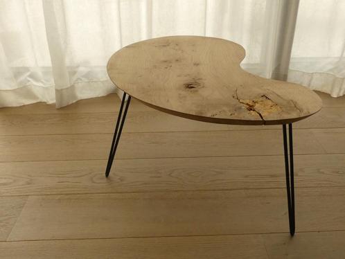 Eiken salontafel Kris Devillé, Huis en Inrichting, Tafels | Salontafels, Zo goed als nieuw, Minder dan 50 cm, 50 tot 100 cm, 50 tot 100 cm