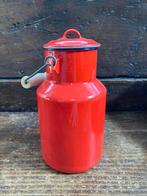 Pot à lait émaillé rouge, Ophalen of Verzenden