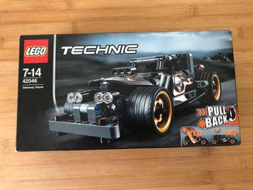 Lego Technic 42046 Getaway Racer Pull Back compleet beschikbaar voor biedingen