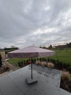 parasol en voet op wieltjes, Tuin en Terras, Ophalen, Gebruikt