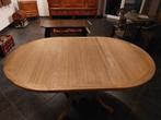 Kwalitatiefvolle Uitschuifbare Houten tafel, Huis en Inrichting, Ophalen, Zo goed als nieuw, Ovaal